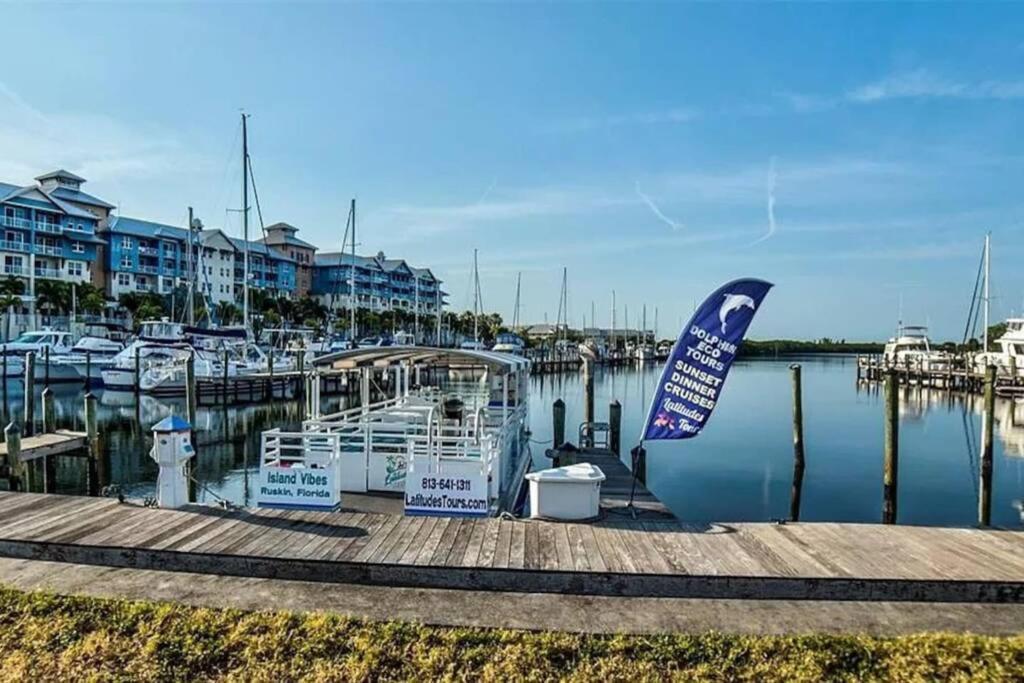 Bay View, Studio206, Beach Steps Away! Pool+Wifi Ruskin Esterno foto